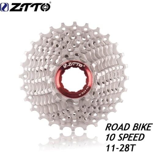 ZTTO 10s Cassette 11-28 T Freewheel Bicycle Parts 10s 20S 10Speed Flywheel for Road Bike