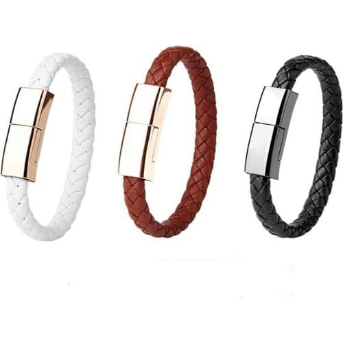 Bracelet USB Charging Cable Type C Data Charging Cord for iPhone 12 11 X XR Xs Max for Samsung Huawei Xiaomi USB C Micro Cable