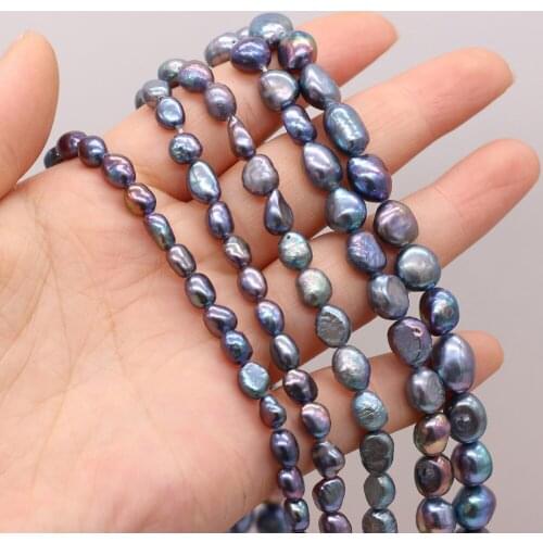 Natural Freshwater Pearl High Quality Vertical-Hole Punch Loose Beads For Jewelry Making DIY Bracelet Earring Necklace Accessory