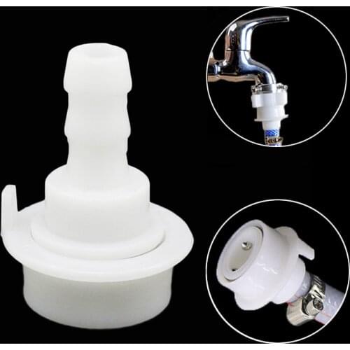 Water Tap Quick Connector Washing Machine Hose Joints with Barb Garden Irrigation Standard Faucet Adapter 20 Pcs