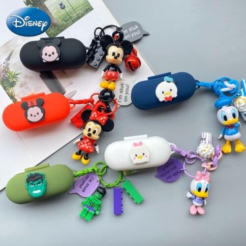 Disney Earphone Case With Keyring Silicone Protective Cover for Huawei Freebuds 3i Wireless Bluetooth Earphones Accessories