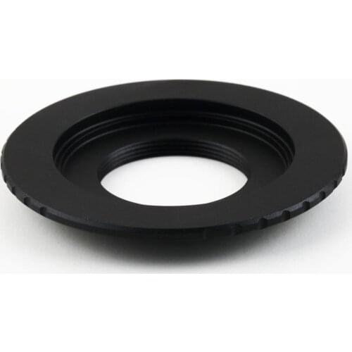 Black Anodized Aluminum Metal Adapter Camera Convert Ring for Olympus PM1 C Mount Lens to Micro 4/3 M4/3 for Panasonic GX1 GF5