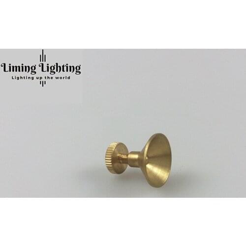 Pure Copper Vintage Retro Light Bulb SWITCH Lamps And Lanterns Parts Gold Lamp Rotary Switch Lighting Accessories Diy