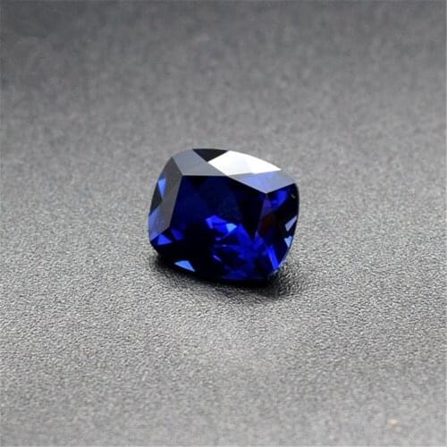 Joanlyn Sapphire Rectangle Faceted Gemstone Cushion Cut Sapphire Gem Multiple Sizes to Choose C71S