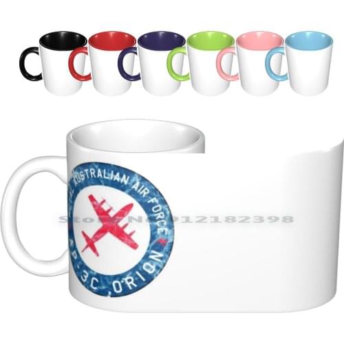 Royal Australian Air Force-3c Airplane Vintage Ceramic Mugs Coffee Cups Milk Tea Mug Raaf Air Force Australia P 3 3c Military