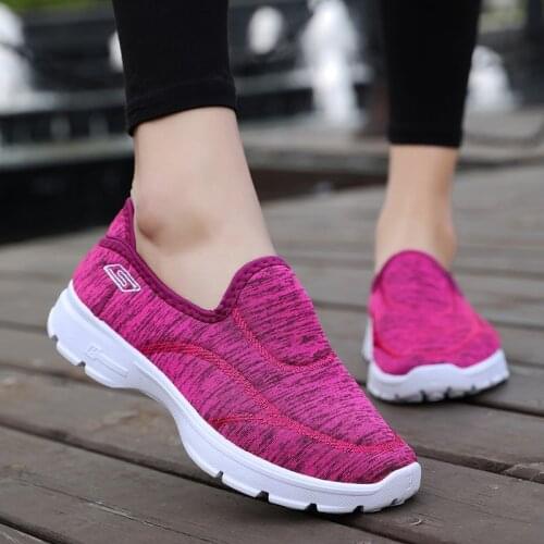 PUPUDA New Walking Shoes Mesh Sport Sneakers Shoes Women Loafers Summer Casual Shoes Women Sport Running Sneakers 2021