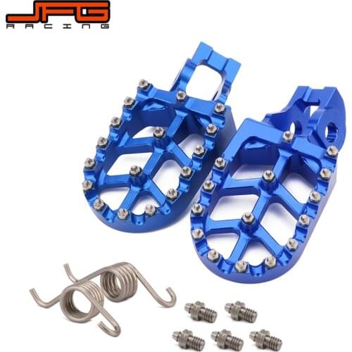 Motorcycle CNC Foot Pegs Footpegs Rests Pedals For Husqvarna TC85 TC125 FC 250 350 450 TC TE FE TX FX 125 150 250 300 450