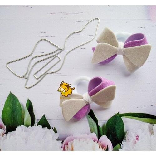 Simple Bow Ties Metal Cutting Die Stencil Template for DIY Embossing Paper Photo Album Card Making Deer Snowflake Die Cuts