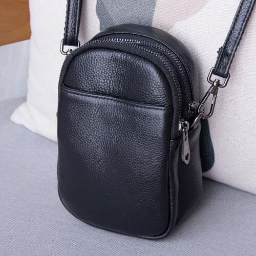 New Arrival Mini Crossbody Bag Purse Genuine Leather Phone Pouch Women Messenger Bags Fashion Designer Shoulder Bags for women