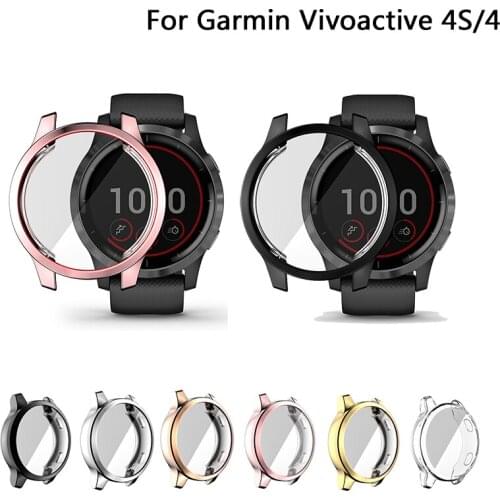 TPU Case Cover For Garmin Vivoactive 4S 4 Smart Watch Protector Frame For Garmin Vivoactive 4 4S Protective Shell Accessories