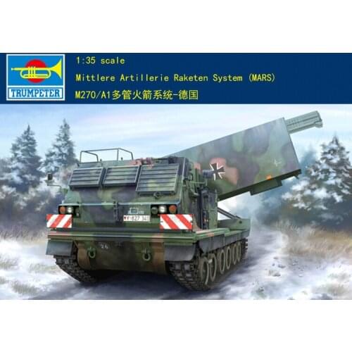 Trumpeter 01046 1/35 German M270/A1 Multiple Launch Rocket System MARS Model Kit TH05663-SMT6