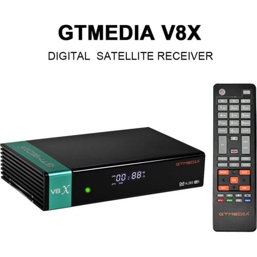 Hot Sale GTMEDIA V8 NOVA DVB-S2 TV Receiver Built-in WiFi HD 1080P Set Top Box Digital Video Broadcasting Receiver Support H.265