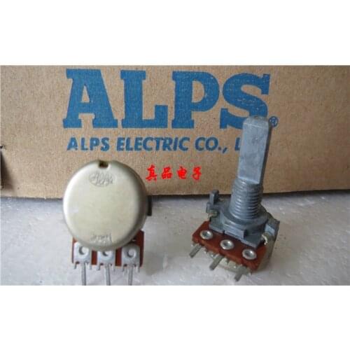[VK] ALPS type 16 Japan imported B20K with single point audio volume potentiometer handle length 20MM half handle switch