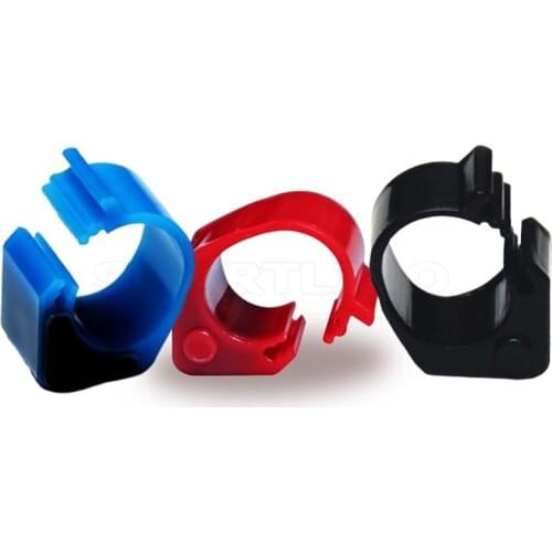 100pcs/lot 134.2khz RFID Pigeon Ring 12*12mm ABS Hitag S256 RFID Tag for Racing Pigeon Tracking