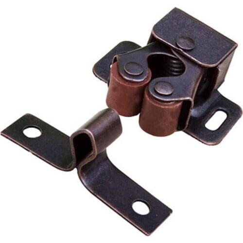 2x Cabinet Catch Zinc Alloy Magnetic Spring Clip Type Armoire Garderobe Closet Wardrobe Furniture Fitting Hardware