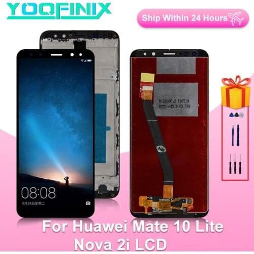 5.9" For Huawei Mate 10 Lite Display LCD Touch Screen Digitizer For Honor 9i LCD Huawei Nova 2i Display Replacement Parts