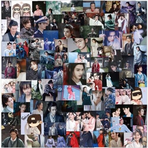 50 Pcs/Set Word of Honor Shan He Ling Zhang zhehan, Gong Jun Sticker Cartoon Waterproof Stickers For Laptop Suitcase Bicycle