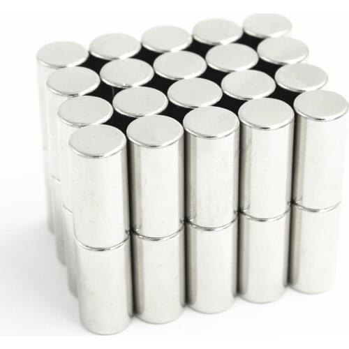 50pcs Neodymium N35 Dia10mm X 20mm Strong Magnets Tiny Disc NdFeB Rare Earth For Crafts Models Fridge Sticking magnet 10x20mm