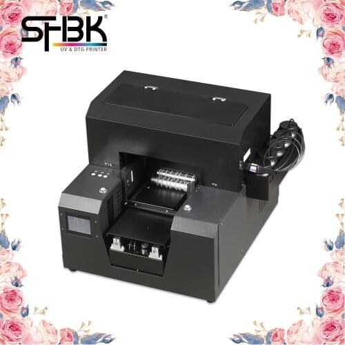 A3 full-automatic LED UV flatbed printer multi-function for clothing pattern glass metal printing with five-color ink