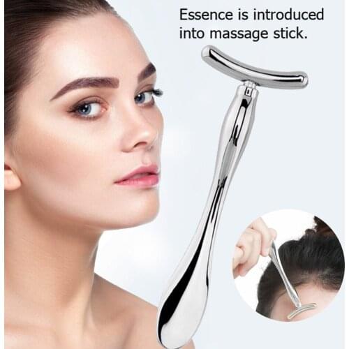 Zinc Alloy Eyes Massage Bar Dark Circle Puffiness Massage Stick Face Skin Tightening Firming Anti-wrinkle Beauty Tool