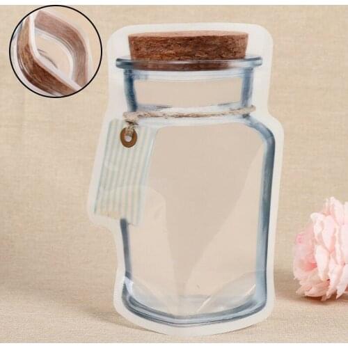 Mason Jar Bottles Ziplock Bags Reusable Food Storage Bag For Snacks Nuts Candy Biscuit Kitchen Organizer Sealed Fresh Bag
