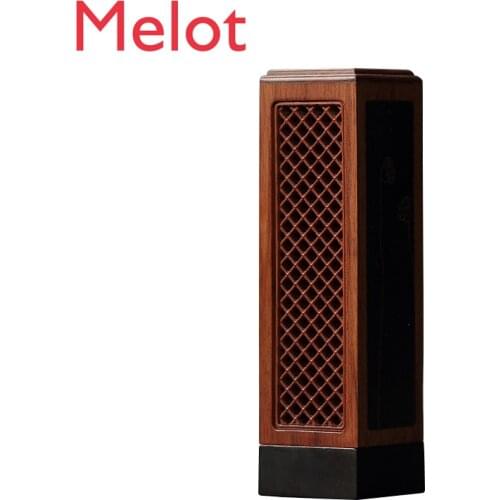 Wooden Upright Incense Tube Real Wooden Sandalwood Stove Orchid Incense Box Sandal Wood Incense Holder Incense Burner