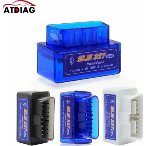 10pcs Super Mini Elm327 Bluetooth OBD2 ELM327 V2.1 Elm327 V1.5 OBD 2 OBD2 Car Diagnostic Tool Scanner Car Co de Reader