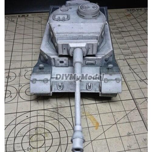 DIYMyModel German Tiger P tank 1:35 Porsche tiger vk4501 DIY Handcraft Paper Model KIT Handmade Toy Puzzles Gift Movie props