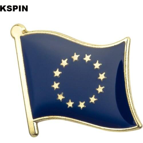 European Union flag badge pin lapel pin 100pcs a lot Brooch Icons XY0023