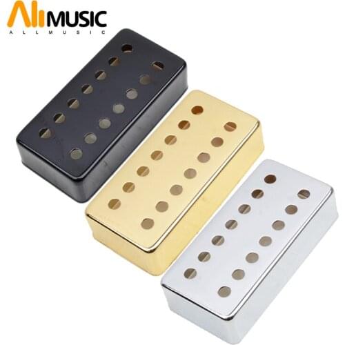 Free Shipping Brass 7 String Electric Guitar Pickup Humbucker Cover 80*39mm - Chrome - Black - Gold for Choose