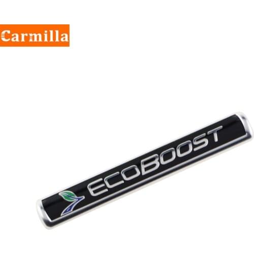 3D Metal Logo Sticker Car SUV Truck Side Fender Rear Trunk Emblem Badge Cover for Ford Fiesta Kuga Mondeo Edge Ecosport Range