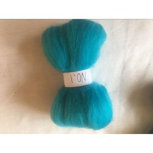 WFPFBEC 50G wool for felting needle felt set merino wool fiber wool roving kit NO.1