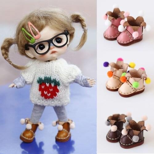 Ob11 clothes bjd doll shoes fashion high-top boots Cute clown shoes for obitsu11, DDF, body9 , GSC ，1/12bjd Doll accessories