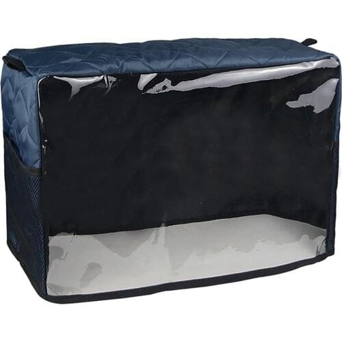 Dust Cover Sewing Storage Bag Machine Cover with Pockets Portable Waterproof Transparent For Sewing Machine Storage Organizer