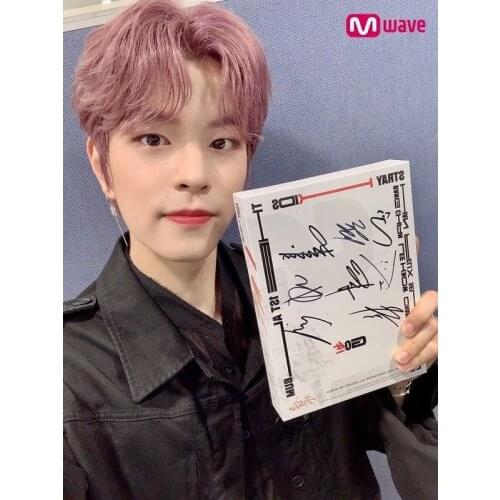 Stray Kids Autographed 1st album GO LIVE CD Signed +Signed Photo K-POP GIFTS 052021