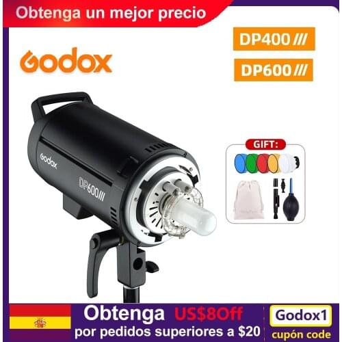 Godox DP400III DP600III Studio Flash Light 400Ws 2.4G Wireless X System Strobe Lighting with Bowens Mount Photography Flashes