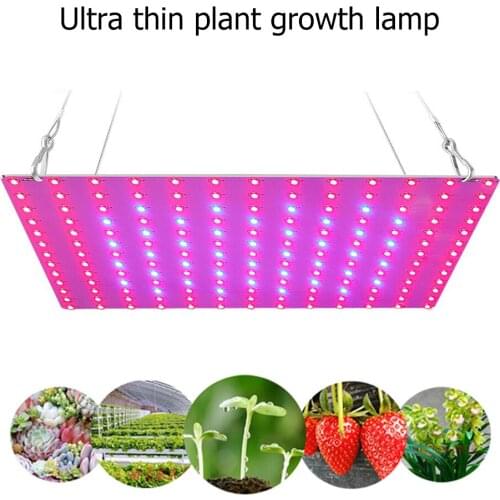 13W LED Grow Light Panel Full Spectrum Phyto Lamp AC85-265V EU/US Plug for Home Greenhouses Indoor Grow Tent Plants Growth Light