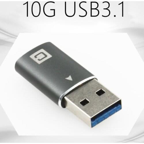 Type C Female to USB Male Adapter Gen2 10Gbps USB-C Extender Connector Head Adapter C26