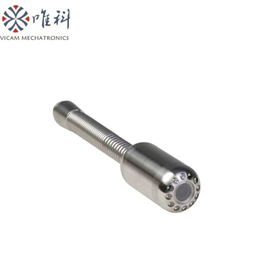 Waterproof 29mm self-levelling camera head used for sewer drain pipe inspection