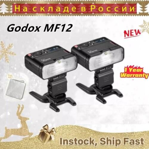Godox MF12-K2 Macro Flash Light 2.4GHz Wireless Control built-in X System TTL Flash Speedlite with Color Filter MF12 Macro Light