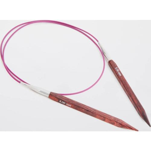 Knitpro birch CUBICS 100 cm Fixed Circular Knitting Needle
