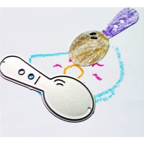 Spoon Metal Carbon Steel Cutting Dies for DIY Scrapbooking Album Paper Cards Decorative Crafts Embossing Die Cuts Stencils