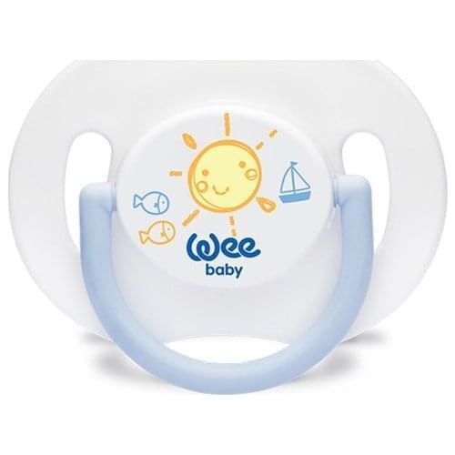 Wee Baby Day Soother With Cap safe silicone 0 - 6 Mounth Orthodontic Made in Turkey