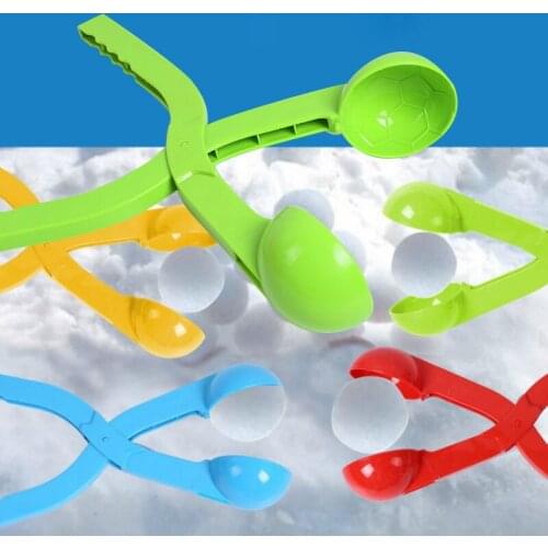 1Pcs free shipping Winter Snow Ball Maker Sand Mold Tool Snowball Fight Snow Scoop Maker Clip Outdoor Sports Toys Snowball clip