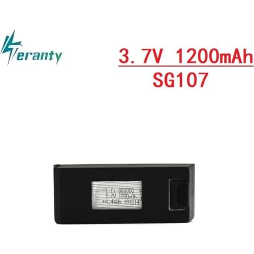 1Pcs SG107 battery Mini Drone spare parts 3.7 V 1200mAh lipo-battery foldable Quadcopter RC Drones helicopter accessories