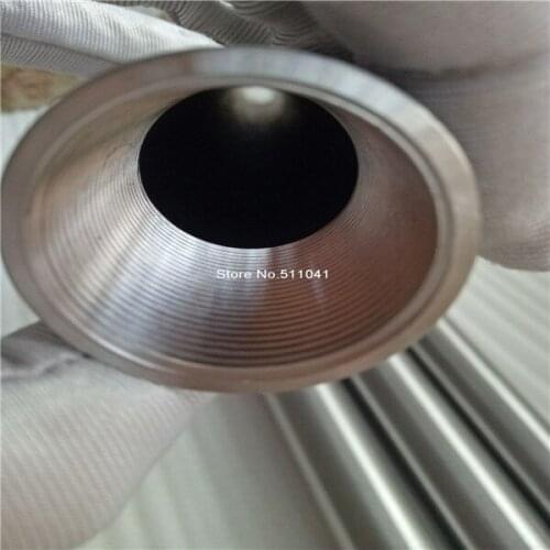 1pcs Titanium thread tube Grade 5 Gr.5 Tube OD35mm x 28mm ID, Wall 3.5mm,Length 450mmCarving: M30 * 1.5
