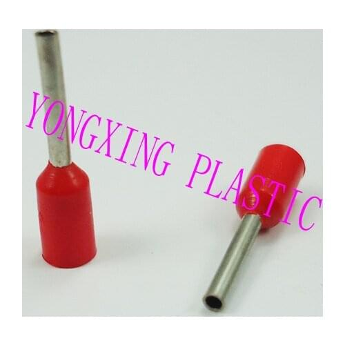 1000 PCS/lot E0506 #22(0.5mm square)cable connector splice insulated terminal block kit wire cable ferrules