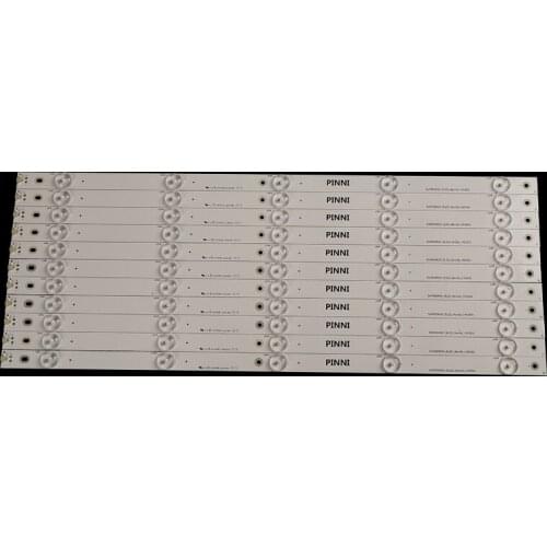 11pcs x 50'' LED Backlight for Hisense TV E257384 SVH500A24 5LED Rev06 140303 T500HVN07.1 HD500DF-B54 LTDN50K220WSD 493mm