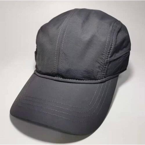 Mens And Womens New Outdoor Spring And Summer Quick Drying Baseball Cap, Fashionable Cotton Sports Sunshade Solid Hip-Hop Cap