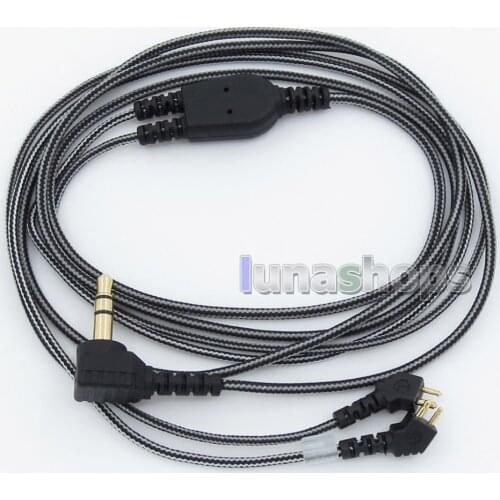 Black And White Earphone Audio Cable For Etymotic ER4B ER4PT ER4S ER6I ER4 LN005505